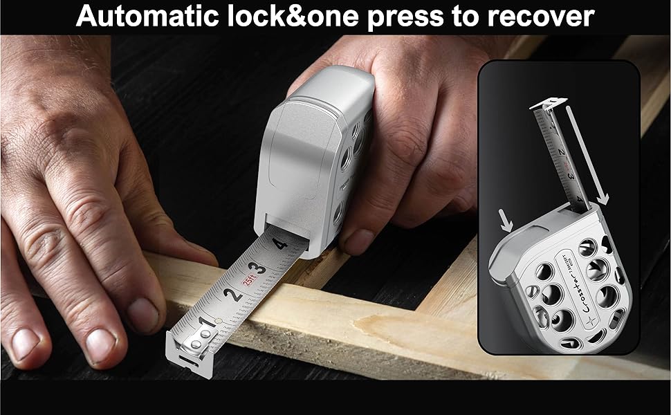 Automatic lock&one press to recover