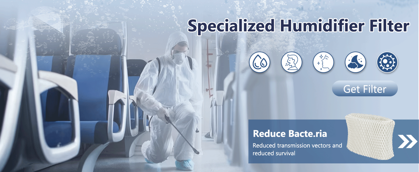WF2 Humidifier Filter Replacement for Vicks Kaz Humidifier