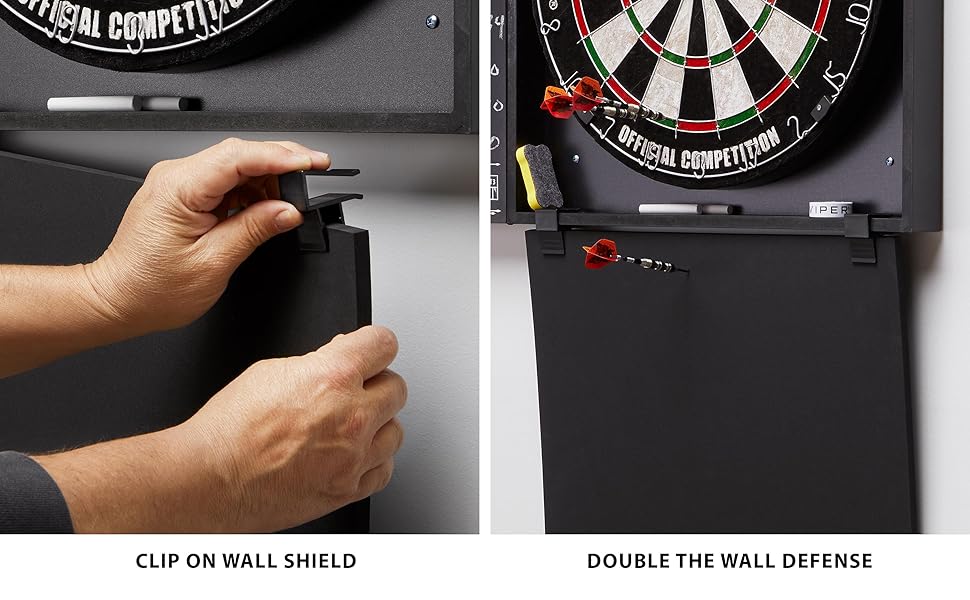 Viper by GLD Products Steadfast Dart Backboard with Shot