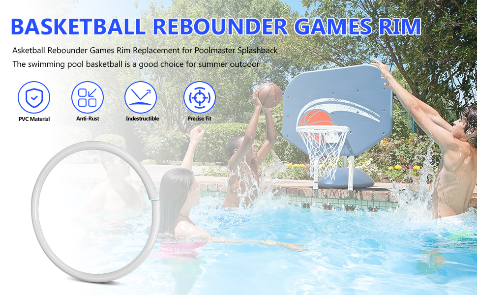 Adabuing Basketball Rebounder Games Rim Replacement for