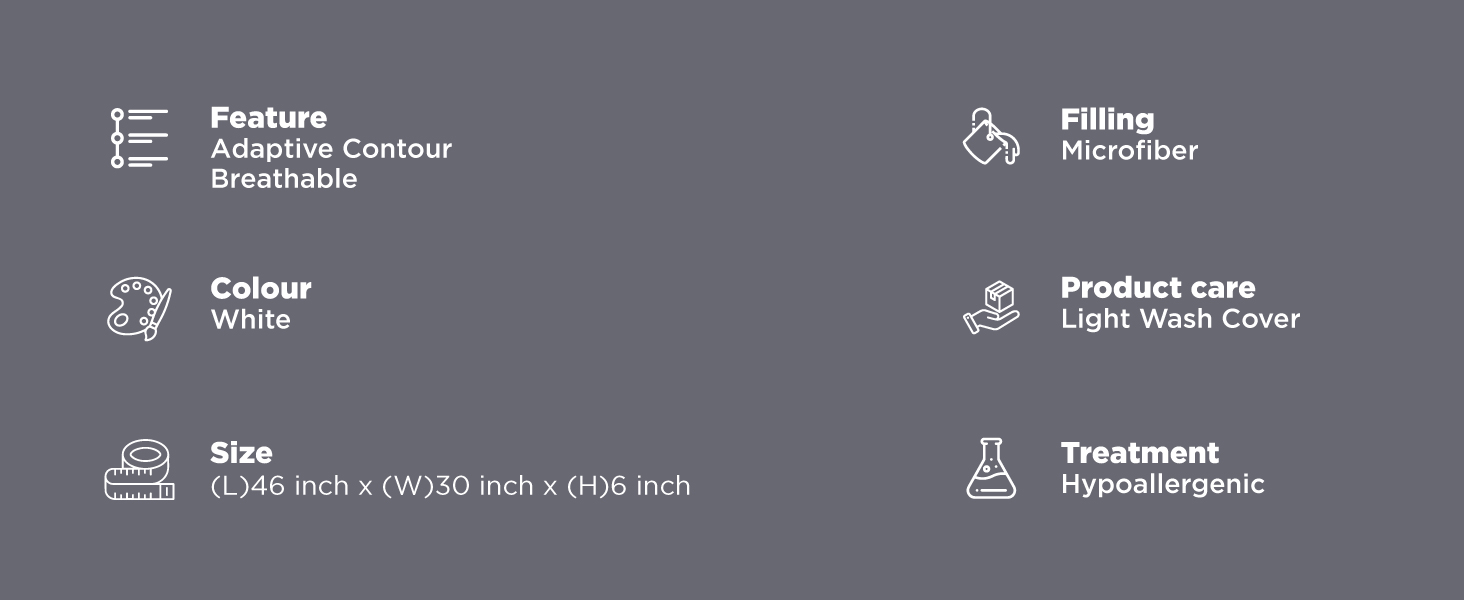 The Sleep Company Smart Pregnancy Pillow Multi Purpose Pregnancy