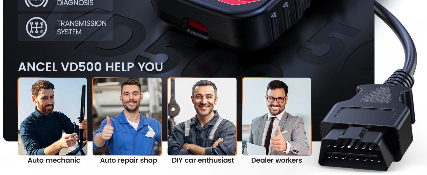VD500 OBD2 scanner