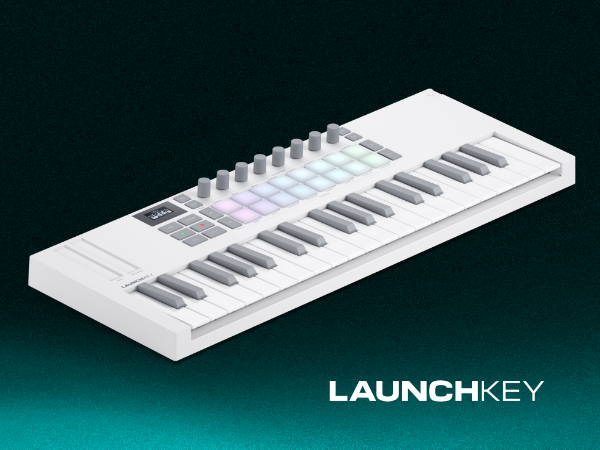 Novation Launchkey Mini 37 Biały [MK4] — Przenośny kontroler