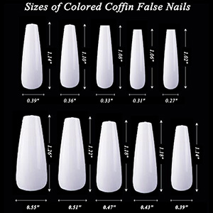 white false nails