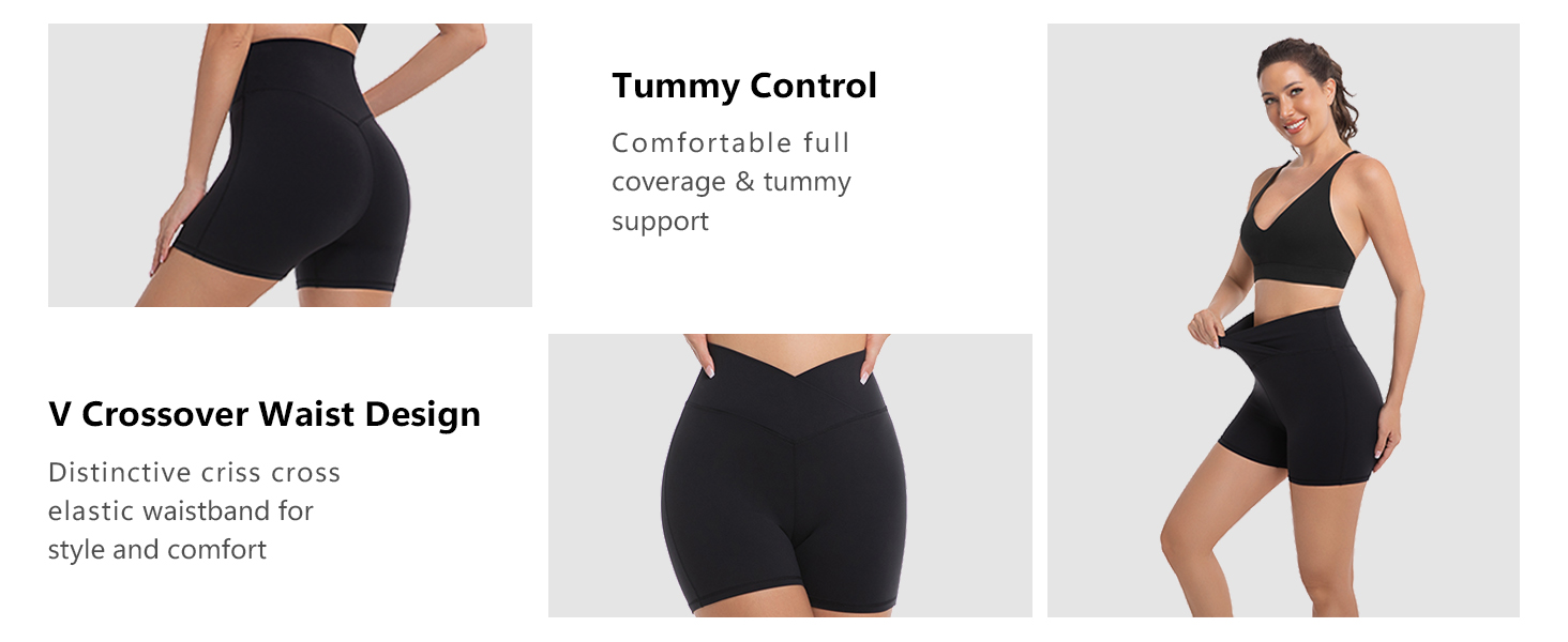 Criss Cross High Waisted Shorts