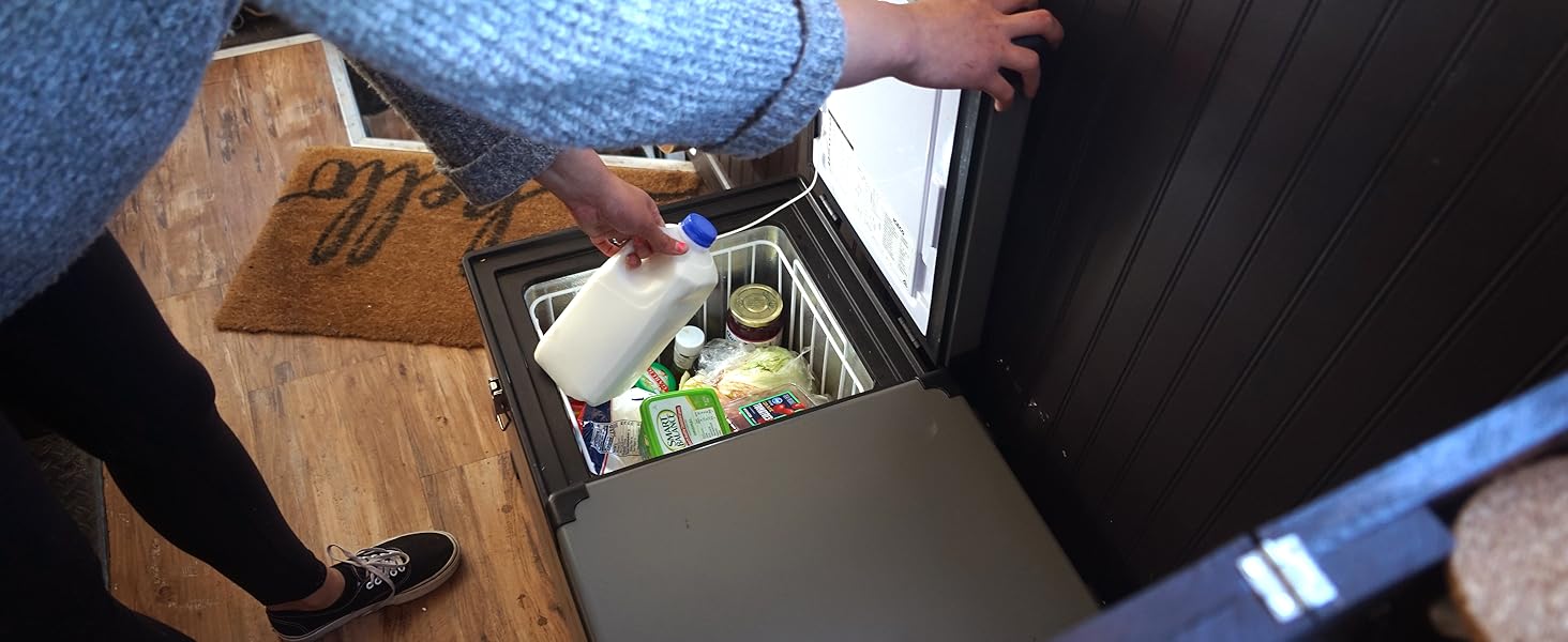 ICECO VL65 68 Quart Dual Zone Portable Refrigerator with