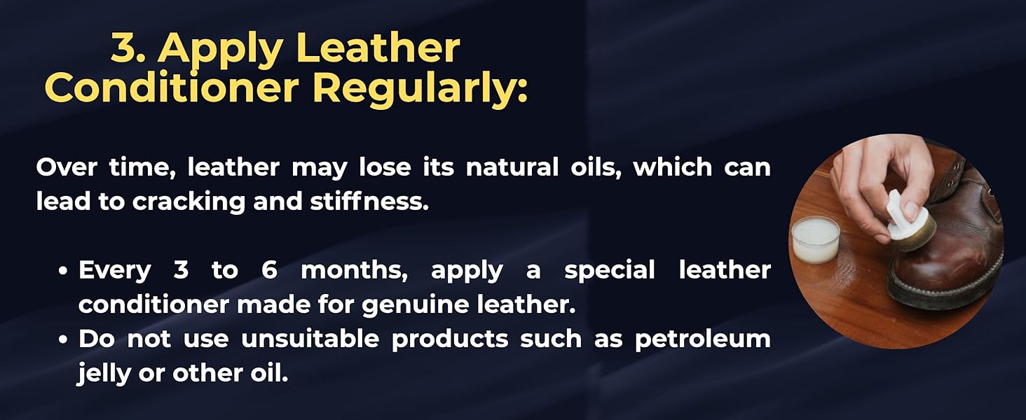 Apply leather conditioner to Genuine Leather Card Holder
