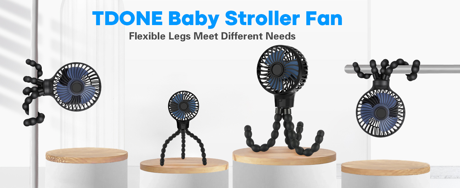 TDONE Baby Stroller Fan