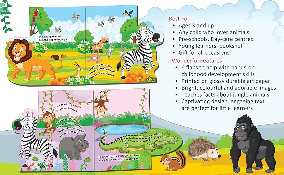 In the Jungle - Lift The Flap Book 