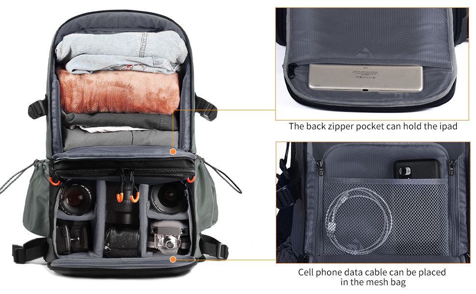 30L Large Camera Backpack