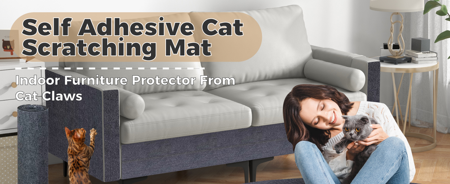 self adhesive cat scratching mat