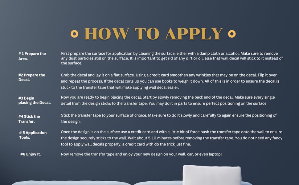 how to apply wall decal kraftmatics