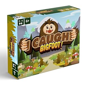I caught Bigfoot, Covered Wagon Games, Kids Games, Kids entertainment, board game