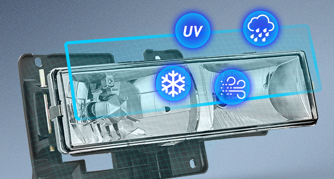 1988-1998 C/K 1500/2500/3500 GMC Sierra 1992-1994 Blazer Yukon 1994-1999 Tahoe Headlight Assembly Chrome Housing Clear Lens