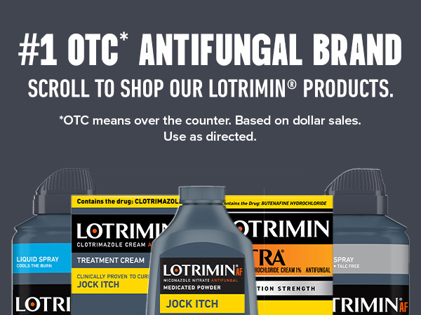 #1 OTC antifungal brand