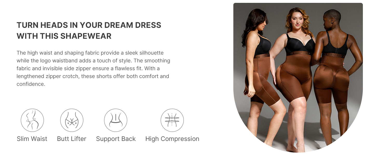 Turn heads in your dream dress with this shapewear