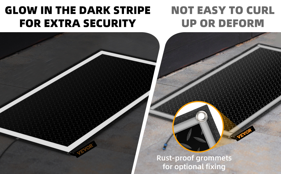 VEVOR Snow Melting Mat, 30 x 48 inch, 3 in/h Melting Speed, Heated