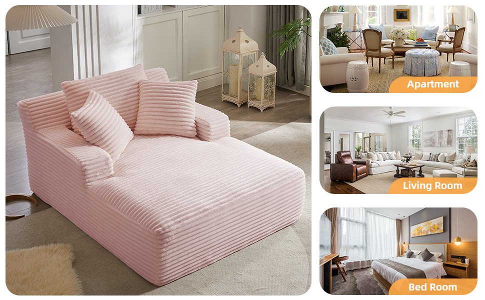 Oversied Chaise Lounge Chair