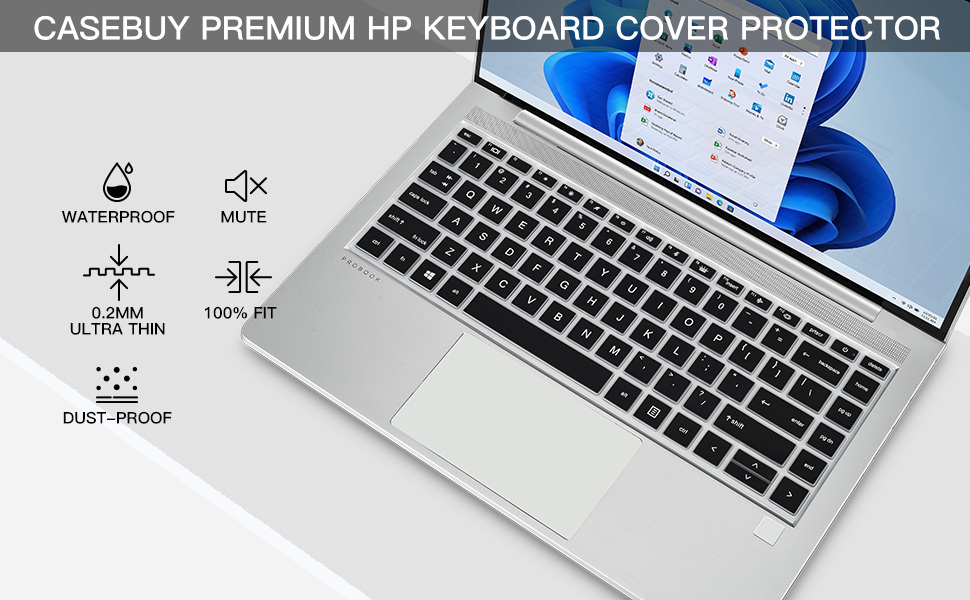 Amazon.com: CaseBuy Keyboard Cover for HP Probook 440 445 G8