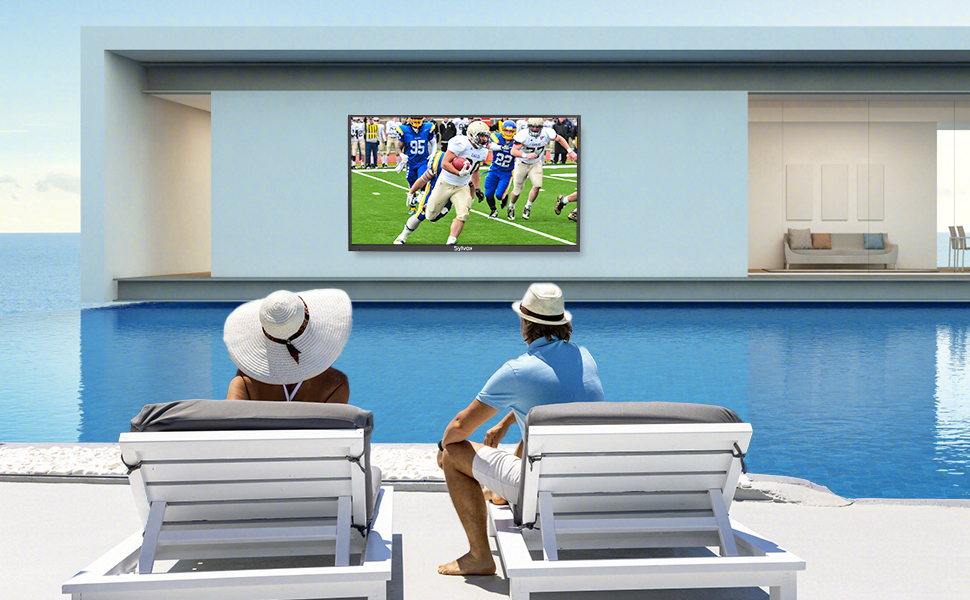 SYLVOX 65" Outdoor TV Waterproof 4K Ultra HD HDR Smart TV