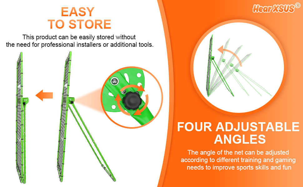 Volleyball Rebounder Net 3.6x6ft, Volleyball Training