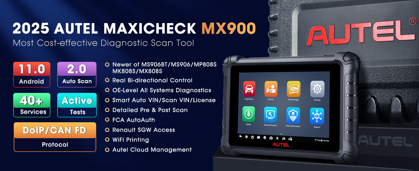 autel maxicheck mx900 obd2 car diagnostics scan tool