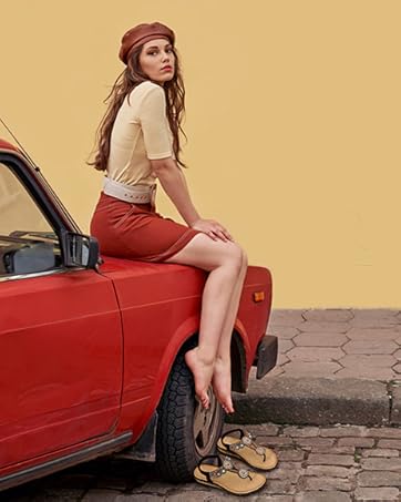 Sandals Womens Ladies Flip Flops Summer Flat Leather Sandal Toe Post