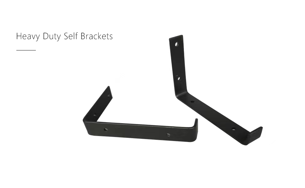 Heavy Duty Floating Shelf Bracket with J Lip,Wall Mounted