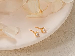 Classic Zirconia Studs