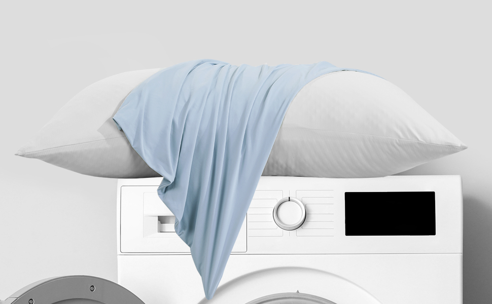 HOMBYS King Size Light Blue Cooling Curved Pillow Cases with Zipper Design - Luxurious & Breathable, Machine Washable Ae3a9940 F2b7 48e7 96ef 02fdec06a2fa. CR0,0,970,600 PT0 SX970 V1