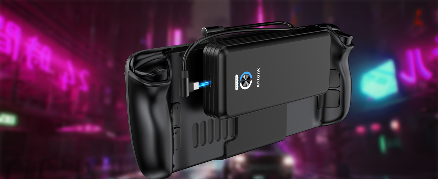 Antank Steam Deck Batterie Magnétique, 20000mAh 45W Power Bank Charge