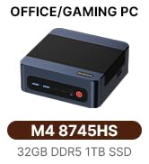 BOSGAME ミニPC Ryzen7 7840HS 32GB DDR5 1TB Amazon.com: BOSGAME P4 Mini PC, Mini Computers with AMD