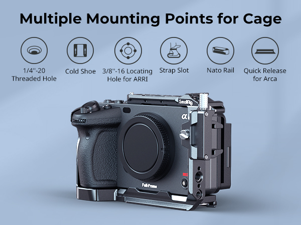 FX3 カメラケージキット　SmallRig製 Amazon.com : SmallRig Cage for Sony FX30 FX3 with Cable