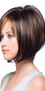 brown mixed blonde wig