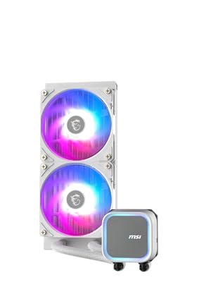 Amazon | MSI MAG CORELIQUID A13 240 WHITE 簡易水冷CPU