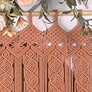 Boho valance, boho curtains for bedroom