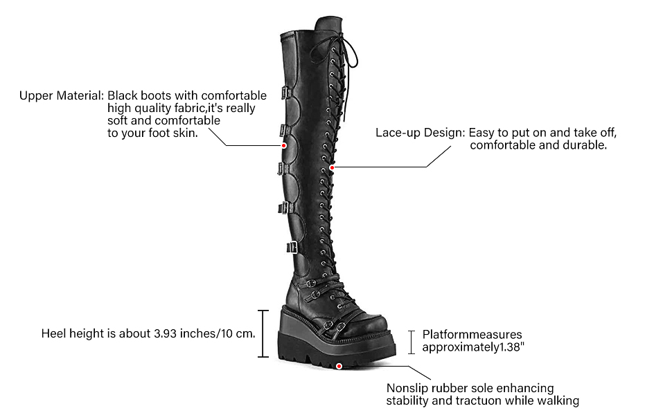 vomira platform boots