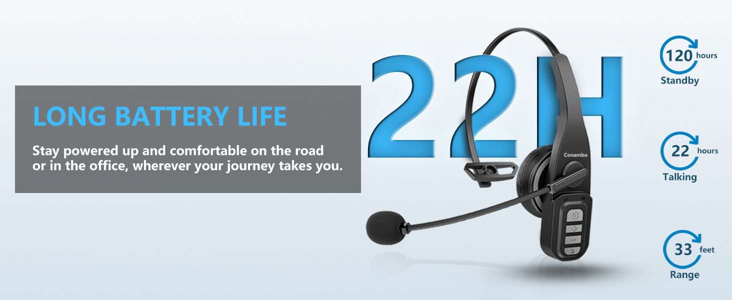 trucker headset bluetooth wireless