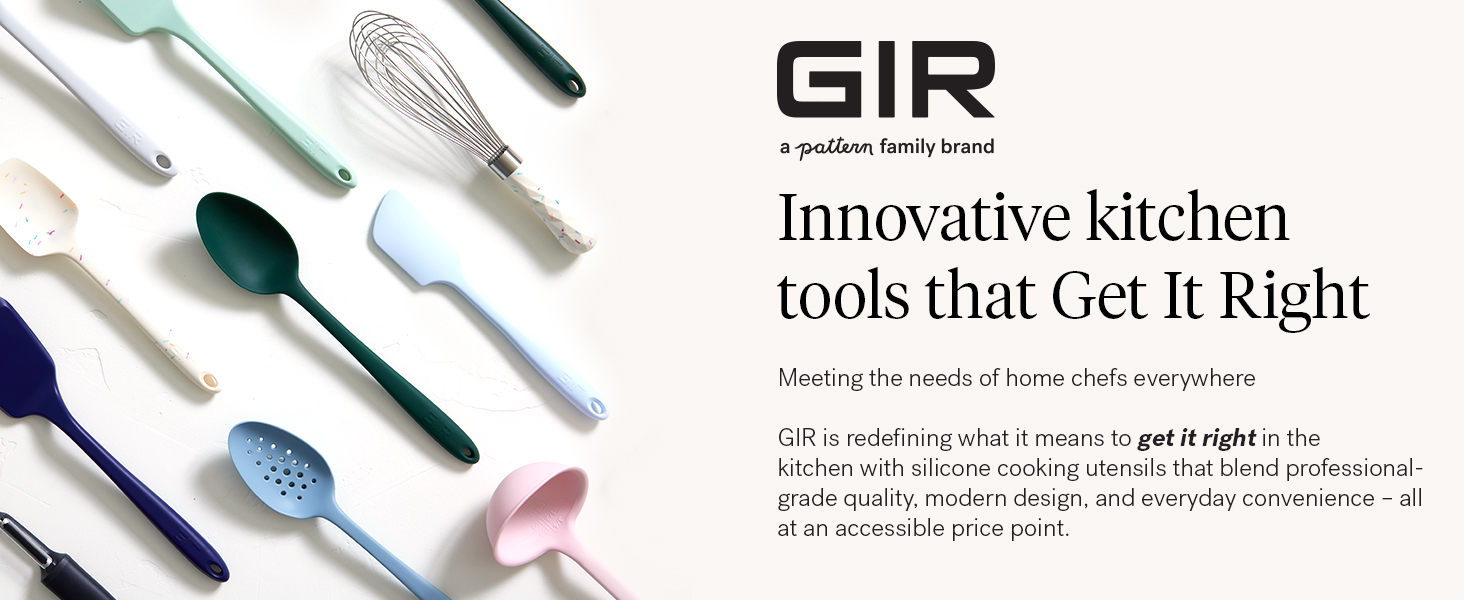 gir silicone spatula non stick cooking utensils made in the usa gir: get it right kitchen utensils