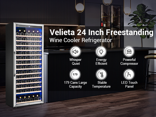●Nuwine NewAir NWB057BSD0 15” Built-in Dual-Zone Wine & Beverage