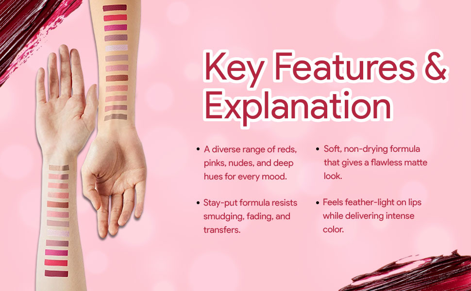 SPN-JGSP lipstick combo set, liquid lipstick waterproof, liquid lipstick