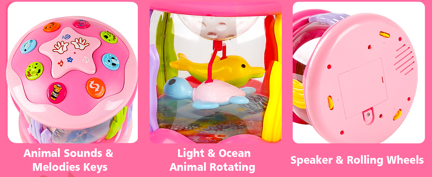 baby rotating ocean projector 