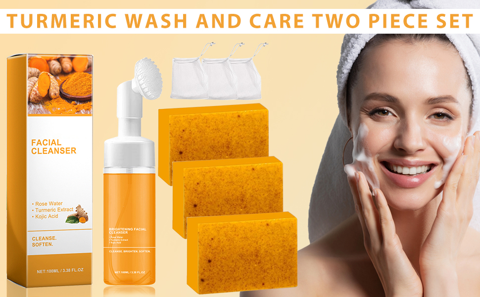 Turmeric Face Wash Revitalizes Skin