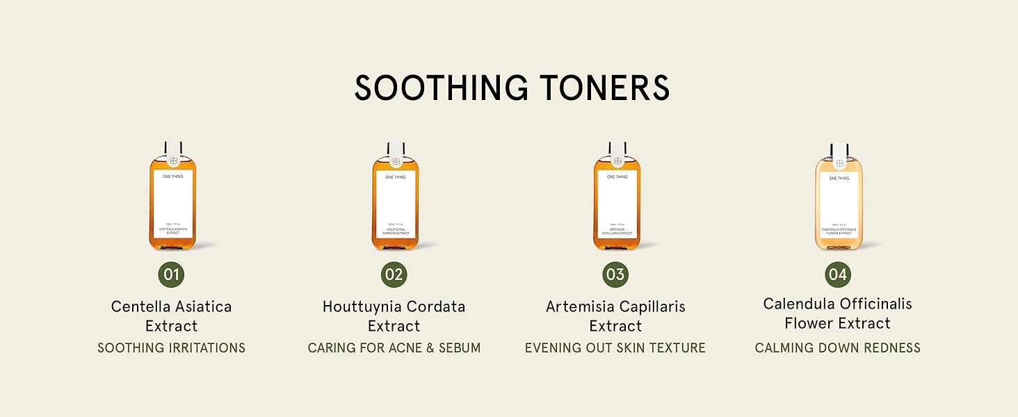 soothing toners