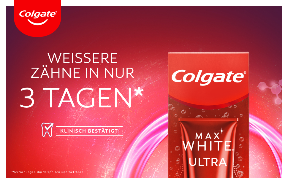 Colgate Whitening, Whitening Zahnpasta, Zahnpasta, Whitening Zahncreme, Zahnpasta weisse Zähne