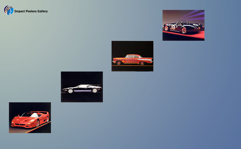 FORD　VintagePoster FordGT40_XGT1_poster_framed__6