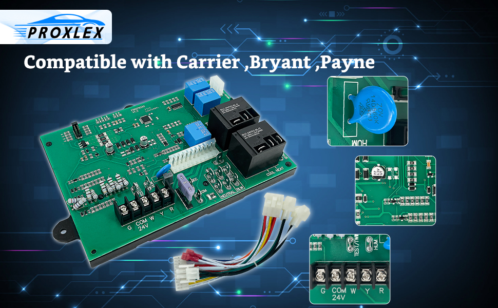 Proxlex Furnace Control Circuit Board Compatible with