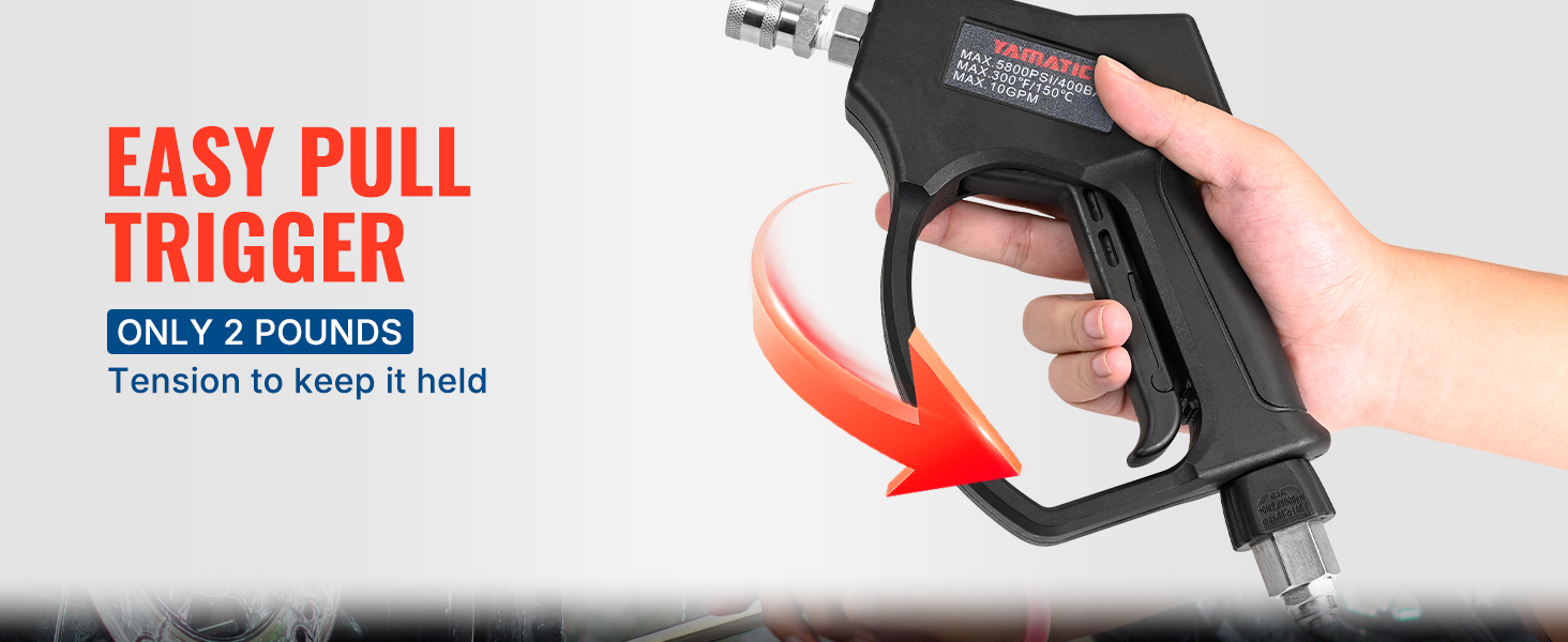 heavy duty power washer gun 