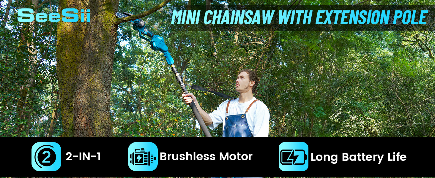 battery powered pole saws for tree trimming