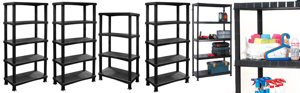 Storage Shelving Unit 4 Tier & 5 Tier Racking